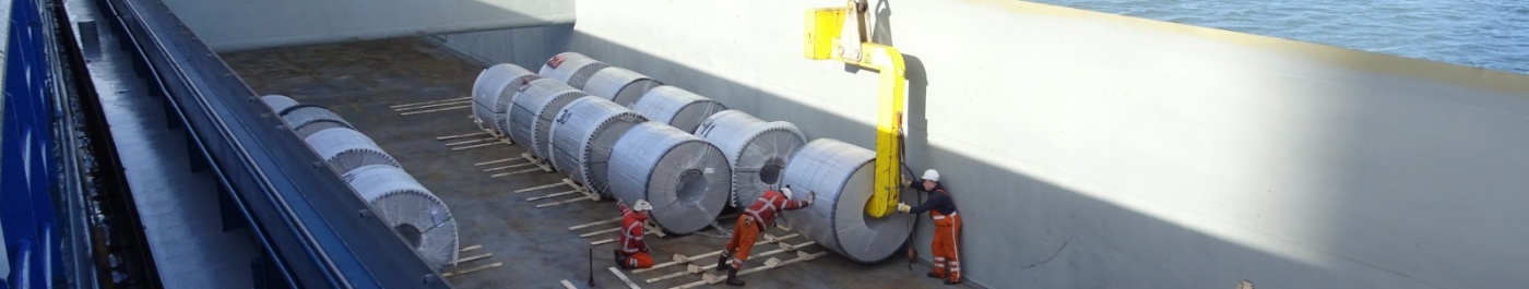 Break Bulk overslag steel coils