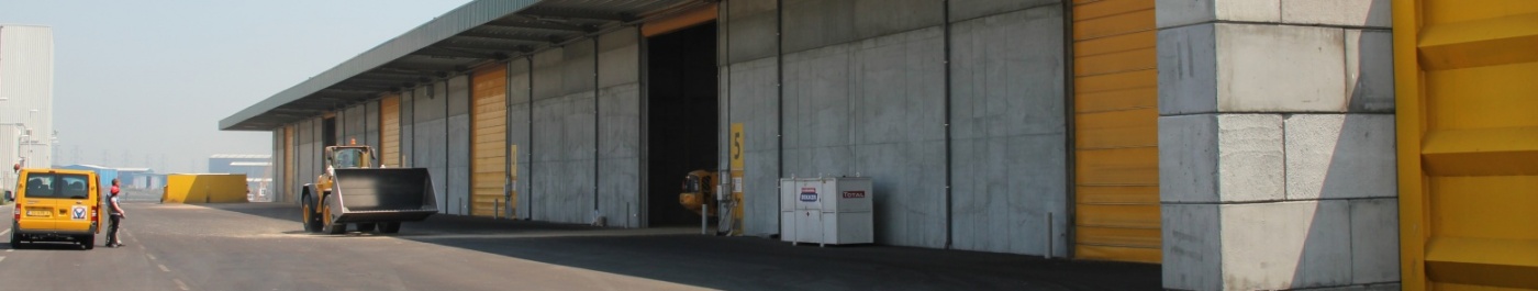 Warehouse at OVET Bulk Terminal Vlissingen